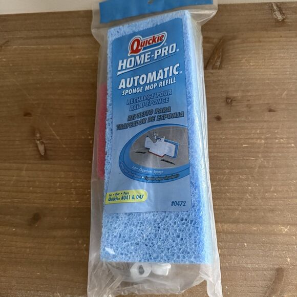 Other - Quickie HomePro Automatic Sponge Mop Refill #0472 W/ Scrubber Fits #041 & #047